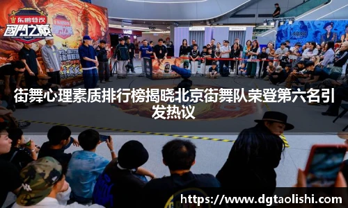 Bwin街舞心理素质排行榜揭晓北京街舞队荣登第六名引发热议